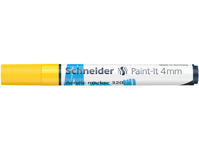 Acryl Marker Schneider Paint-it 320 4mm geel