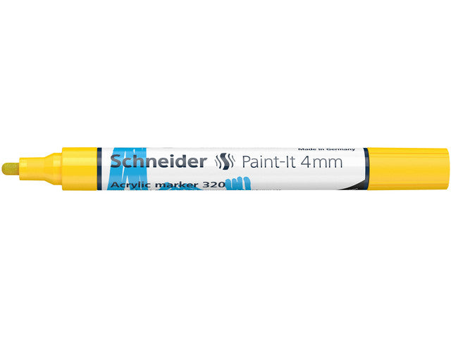 Acryl Marker Schneider Paint-it 320 4mm geel