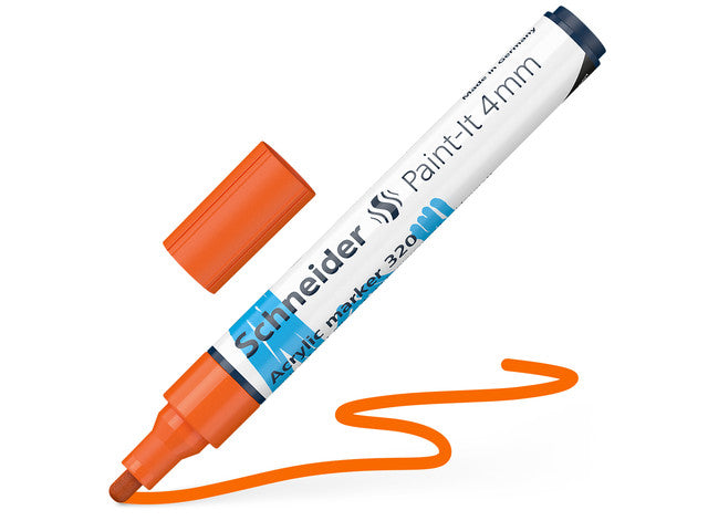 Acrylstift Schneider Paint-it 320 4mm oranje