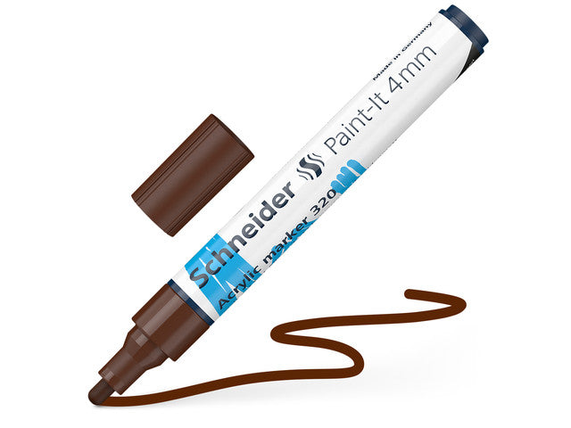 Acryl Marker Schneider Paint-it 320 4mm bruin