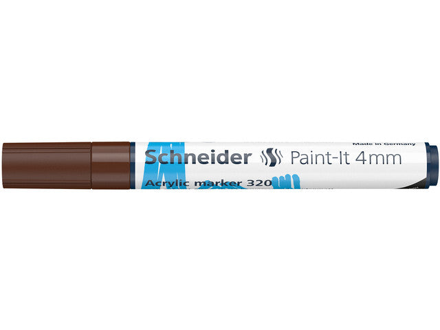 Acryl Marker Schneider Paint-it 320 4mm bruin