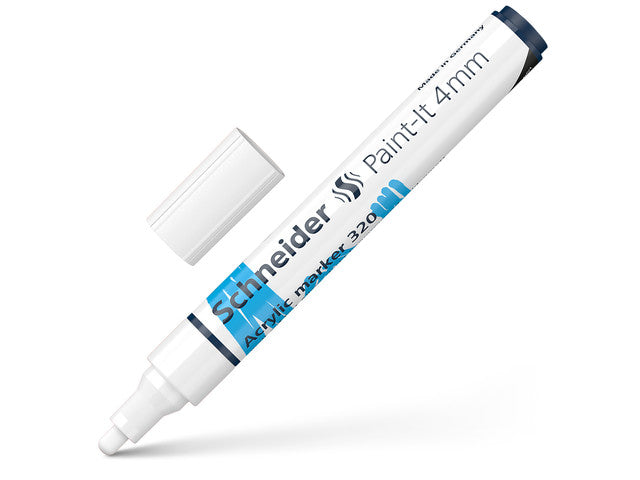 Acryl Marker Schneider Paint-it 320 4mm wit