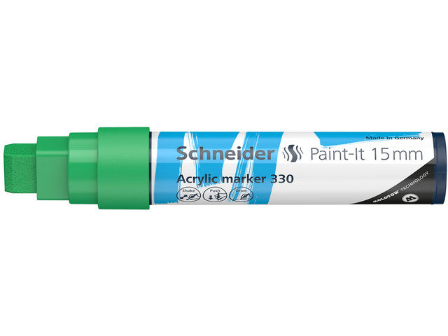 Acrylstift Schneider Paint-it 330 15mm groen