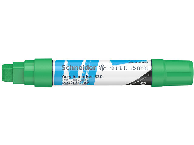 Acrylstift Schneider Paint-it 330 15mm groen