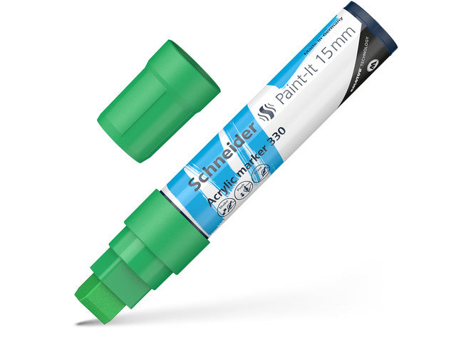 Acrylstift Schneider Paint-it 330 15mm groen