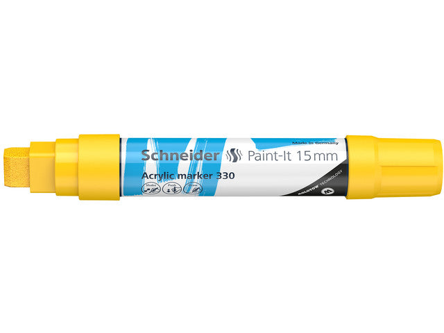 Acrylstift Schneider Paint-it 330 15mm geel