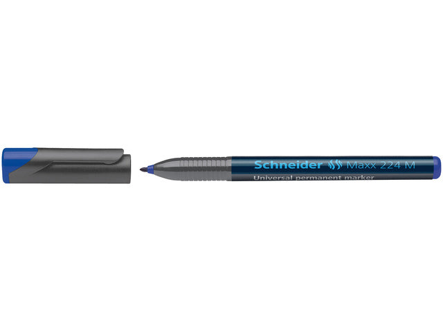 Universele marker Schneider Maxx 224 M permanent blauw