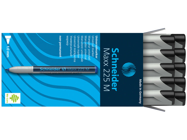 Universeller Marker Schneider Maxx 225 M non-permanent schwarz