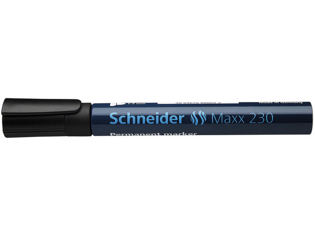 Marker Schneider Maxx 230 permanente ronde punt zwart