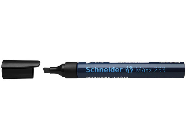 Marker Schneider Maxx 233 permanent beitelpunt zwart