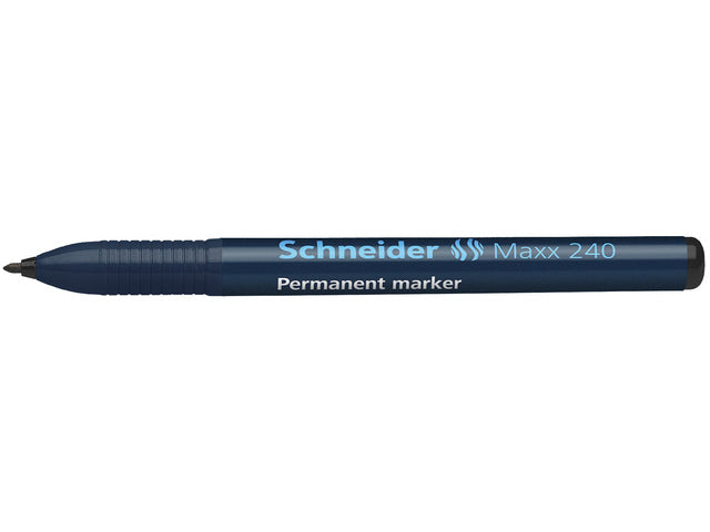 Marker Schneider Maxx 240 permanente ronde punt zwart