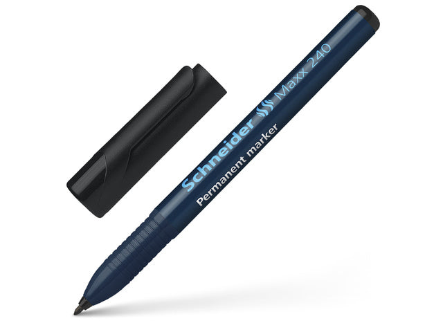Marker Schneider Maxx 240 permanente ronde punt zwart