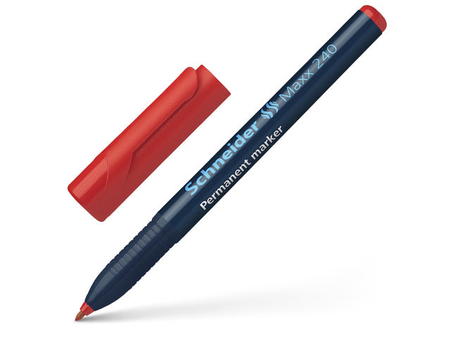 Marker Schneider Maxx 240 permanent ronde punt rood
