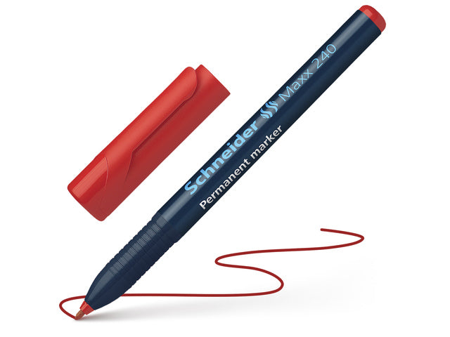 Marker Schneider Maxx 240 permanent ronde punt rood