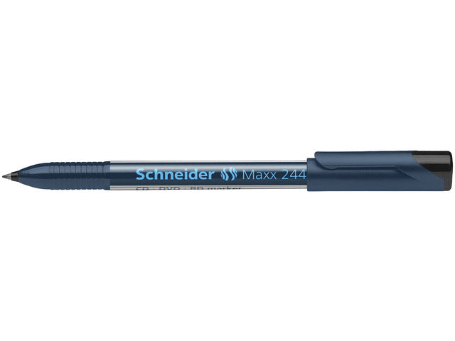 CD/DVD marker Schneider Maxx 244 0,7mm zwart