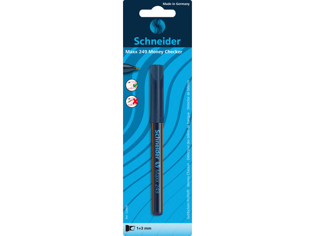 Geldcontroleur Schneider Maxx 249 op blister