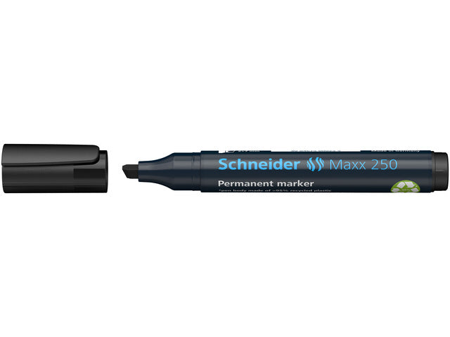 Marker Schneider Maxx 250 permanent beitelpunt zwart