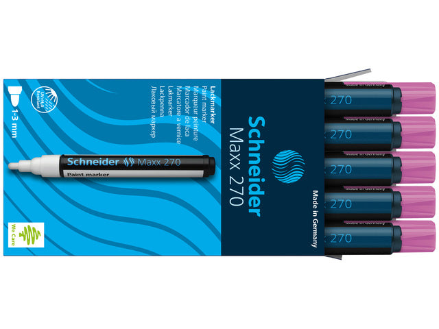 Lakmarker Schneider Maxx 270 1-3 mm roze