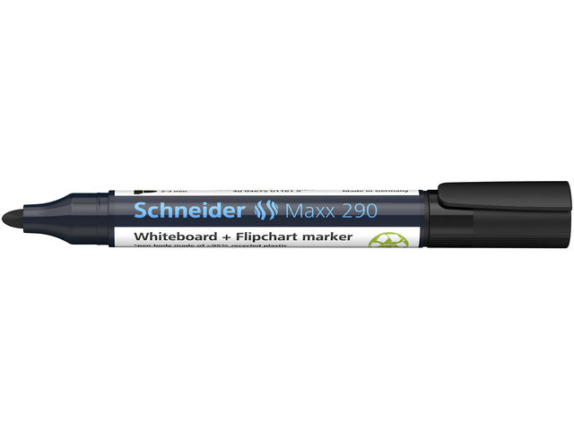 Boardmarker Schneider Maxx 290 ronde punt zwart