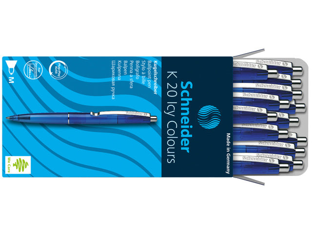 Balpen Schneider K20 "Icy Colours" blauw
