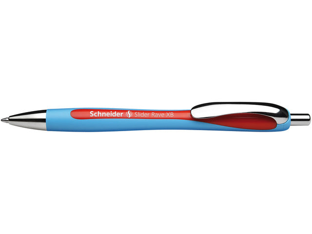Balpen Schneider Slider Rave XB blauw-rood doos 5 stuks