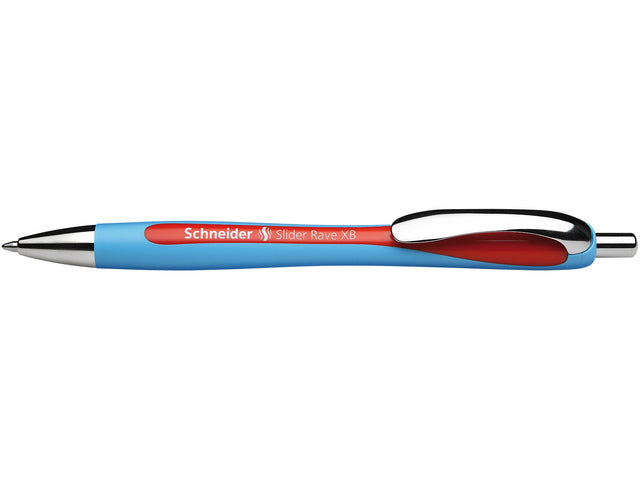 Balpen Schneider Slider Rave XB 1,4mm blauw-rood