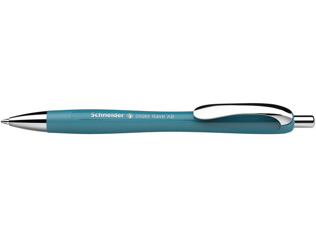 Balpen Schneider Slider Rave XB blauwgroen