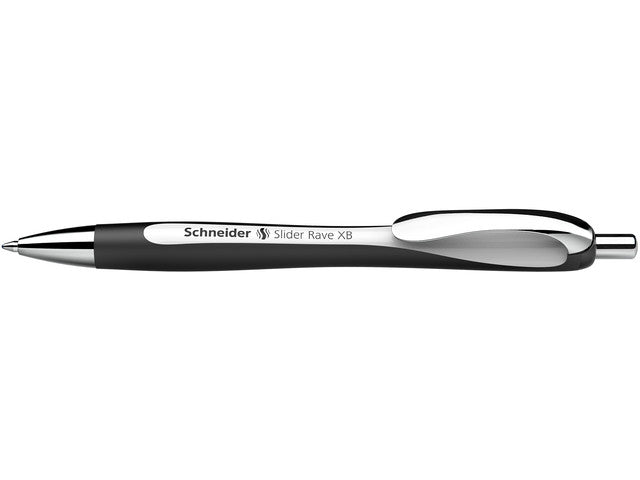 Balpen Schneider Slider Rave XB wit/zwart