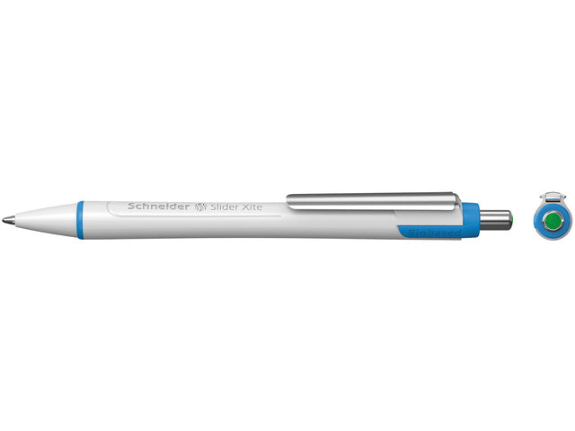 Balpen Schneider Slider Xite XB 1,4mm wit-groen