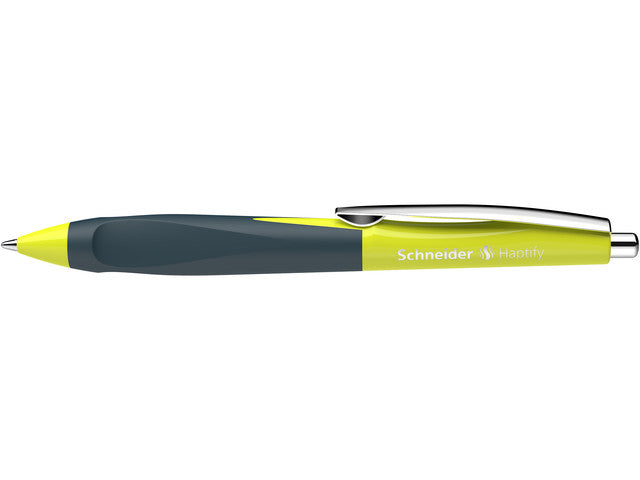 Balpen Schneider Haptify geel-diepe oceaan