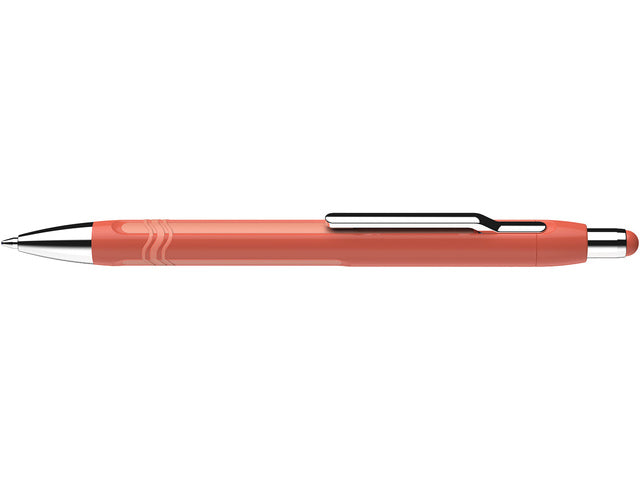 Balpen Schneider Epsilon warmes Orange, blaue Farbe