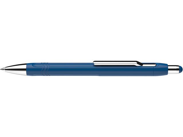 Balpen Schneider Epsilon donker blau, blauwschrijvend