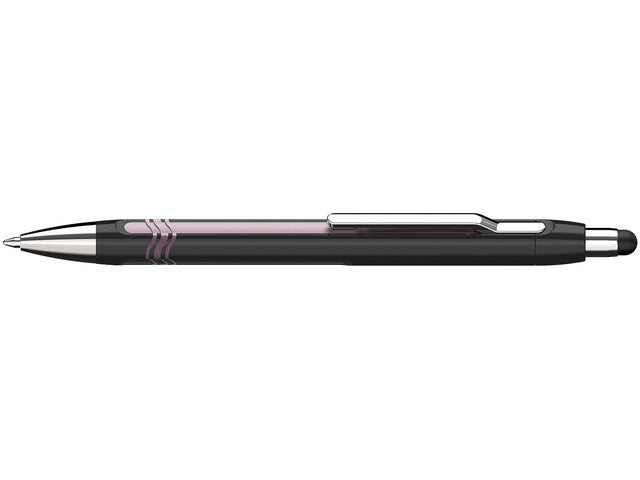 Balpen Schneider Epsilon Touch blau, Gehäuse schwarz/rosa