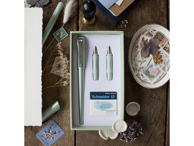 Geschenkdoos Kalligrafie Schneider Callissima Mint