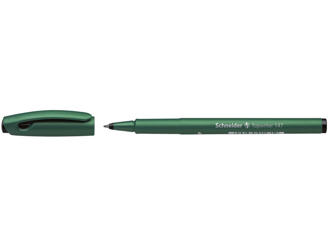 Vezelpen Schneider Topwriter 147 0,6 mm zwart