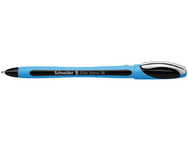 Balpen Schneider Memo XB 1,4mm kogelbreedte zwart doos 10 stuks