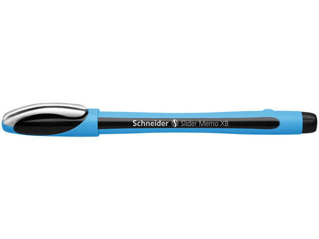 Balpen Schneider Slider Memo XB 1,4mm kogelbreedte zwart
