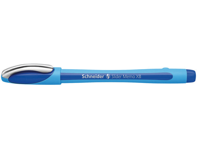 Balpen Schneider Memo XB 1,4mm kogelbreedte blauw doos 10 stuks