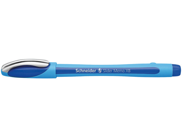 Balpen Schneider Slider Memo XB 1,4mm kogelbreedte blauw