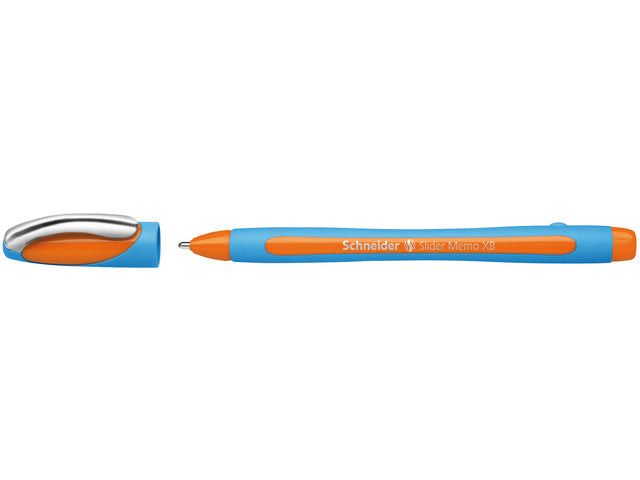 Balpen Schneider Slider Memo XB 1,4mm kogelbreedte oranje