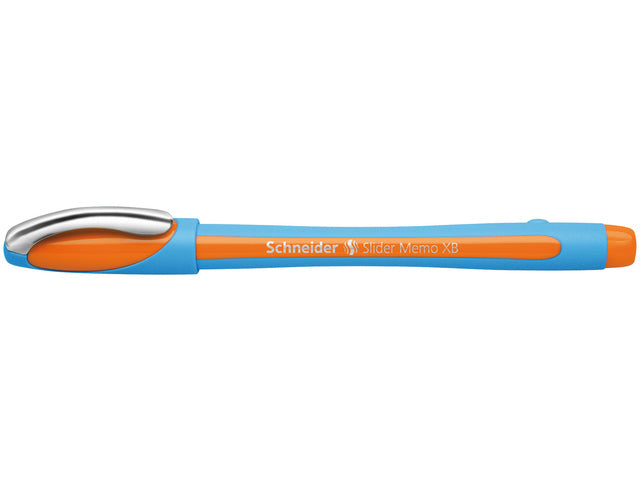 Balpen Schneider Slider Memo XB 1,4mm kogelbreedte oranje
