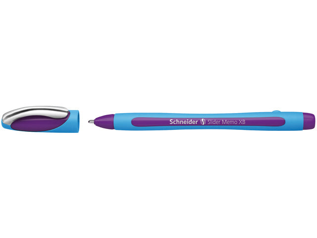Balpen Schneider Memo XB 1,4 mm kogelbreedte violett doos 10 Stück