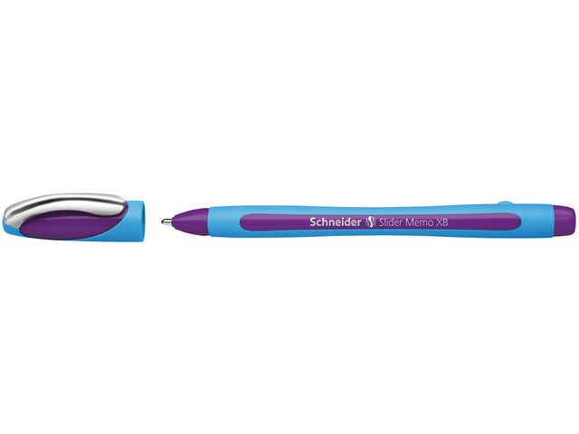 Balpen Schneider Slider Memo XB 1,4mm kogelbreedte violet