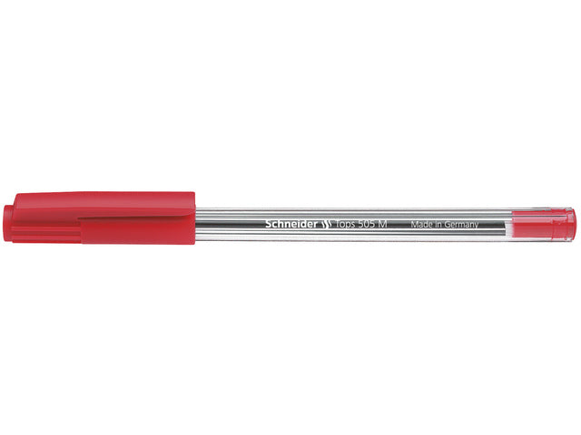 Balpen Schneider Tops 505 M rood