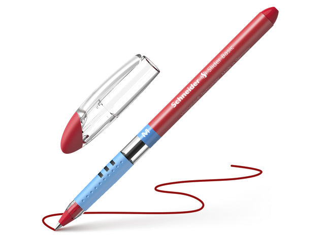Balpen Schneider Slider Basic M 0,5mm rood