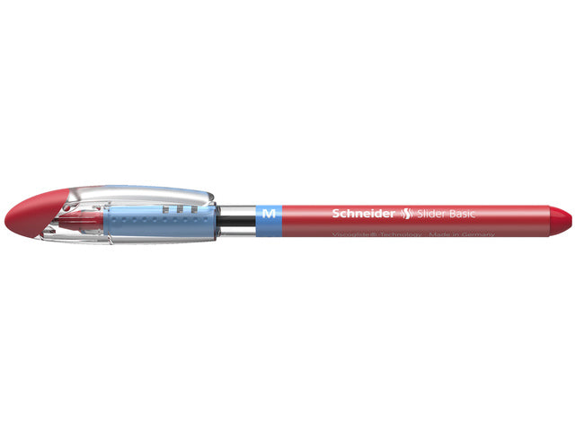 Balpen Schneider Slider Basic M 0,5mm rood