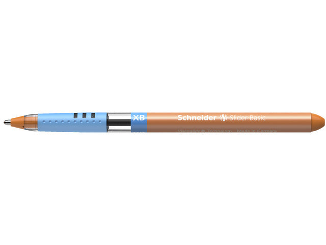 Balpen Schneider Slider Basic XB 1,4mm kogelbreedte oranje