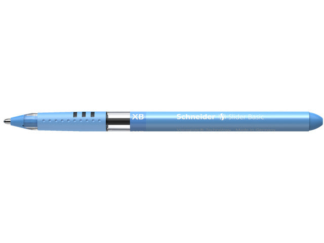 Balpen Schneider Slider Basic XB 1,4mm kogelbreedte lichtblauw
