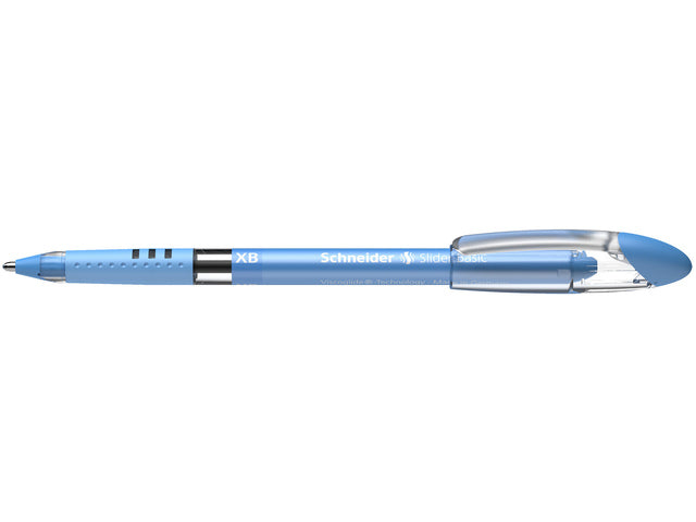 Balpen Schneider Slider Basic XB 1,4mm kogelbreedte lichtblauw
