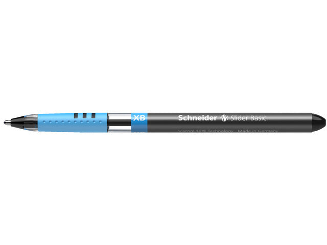 Balpen Schneider Slider Basic XB zwart 6st.+ 1x slider Rave zwart GRATIS in etui